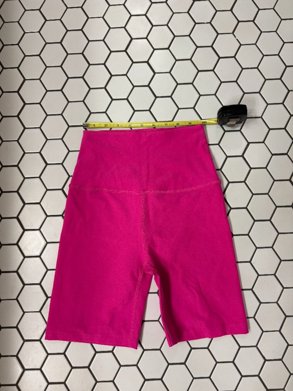 Beyond Yoga Spacedye Keep Pace 5" Bike Shorts Pink XS High Rise